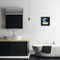 Stupell Industries Bathtub with Kanagawa Wave Framed Giclee, design by Tobe Fonseca